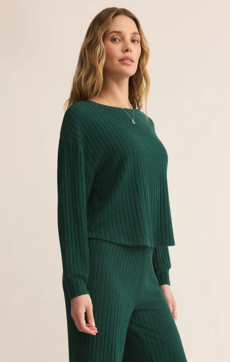 Elfie Rib Long Sleeve Top