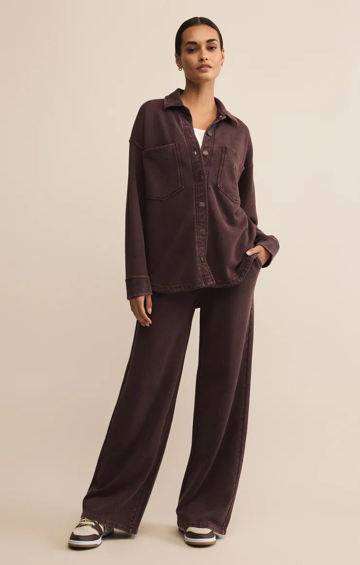 Hunter Knit Pant in Chocolate Cherry
