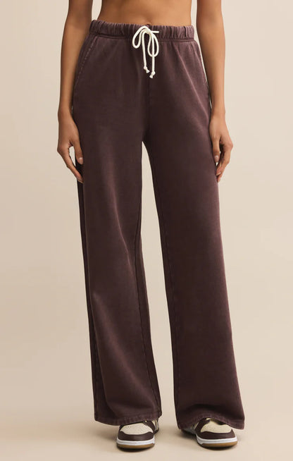 Hunter Knit Pant in Chocolate Cherry