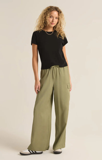 Modern Slub Tee in Black