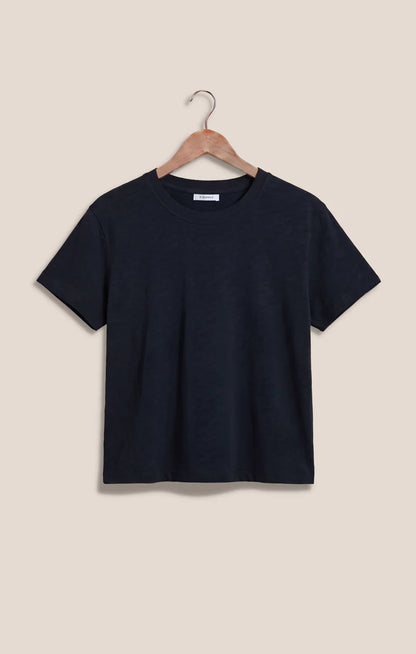 Modern Slub Tee in Navy