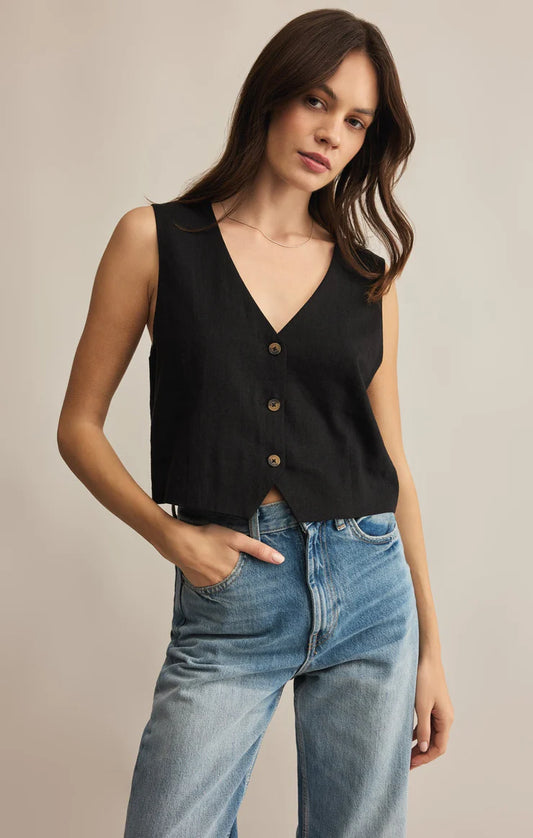 Marta Linen Vest