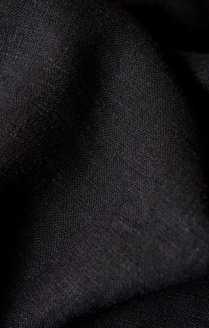 Sloane Linen Top in Black
