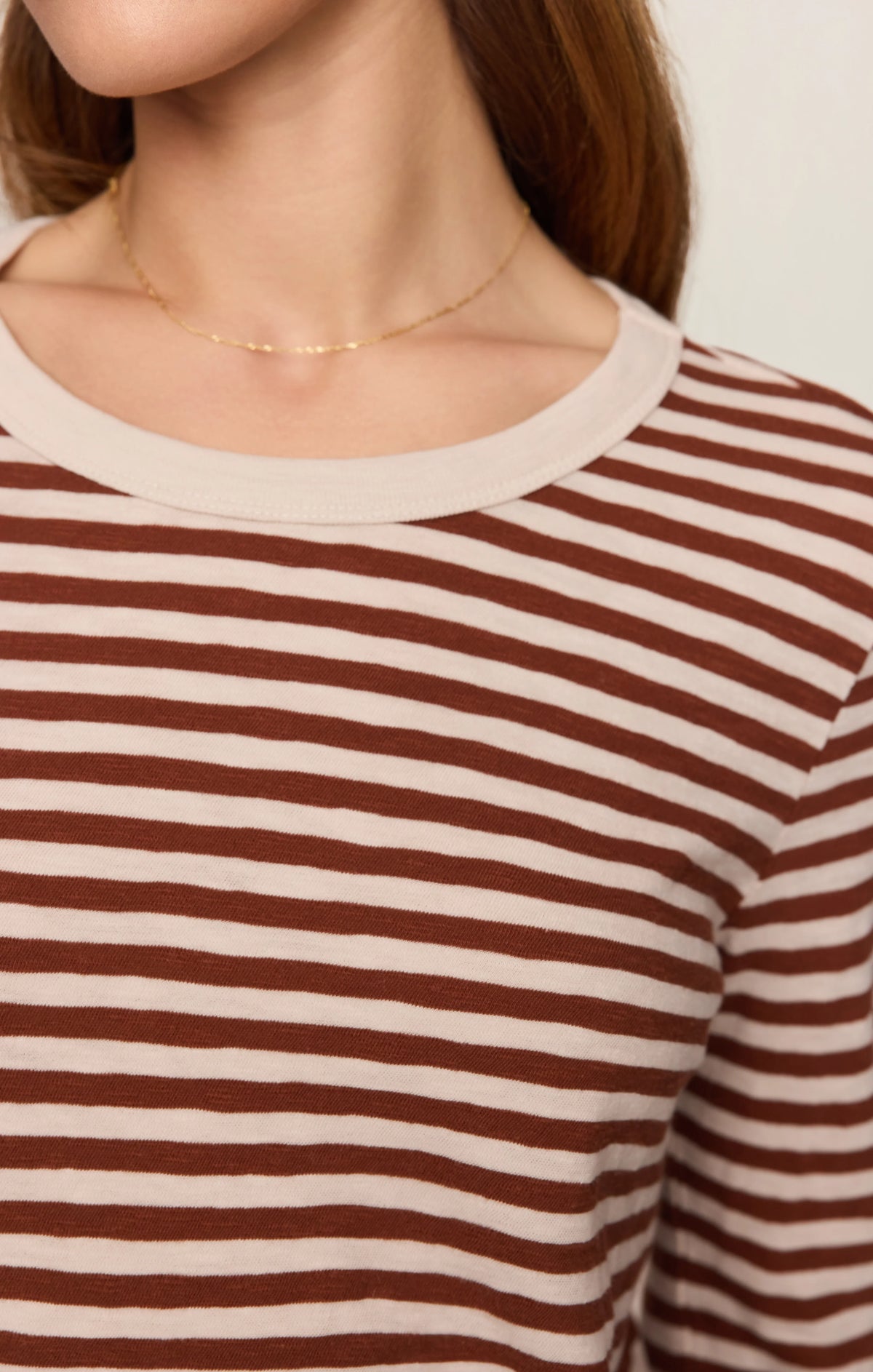 Junie Long Sleeve Top in Rosewood