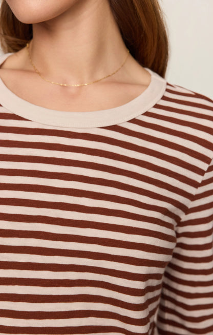 Junie Long Sleeve Top in Rosewood
