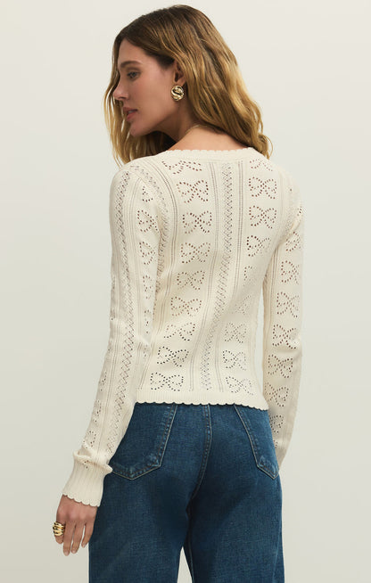 Gemma Pointelle Cardigan