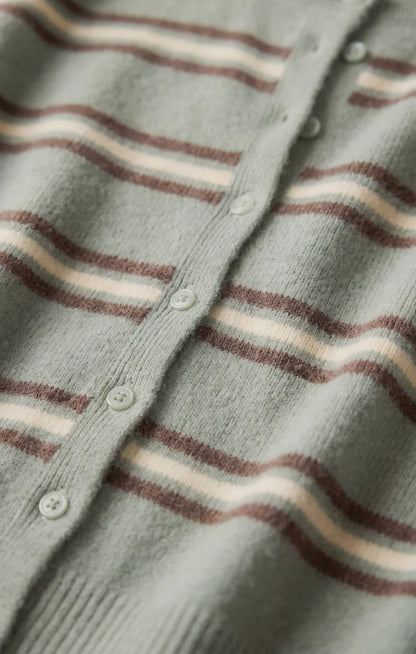 Medina Cozy Stripe Cardigan