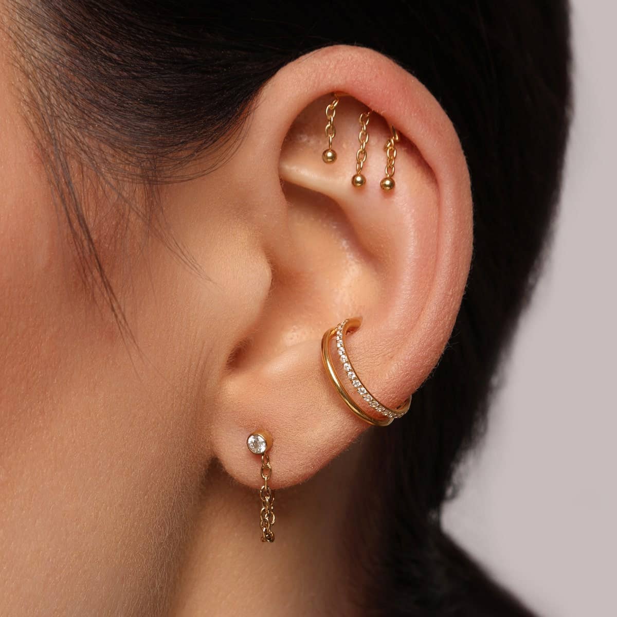 Shining Point Stud Earring