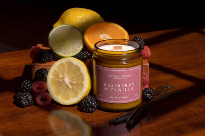 Raspberry and Vanilla Candle