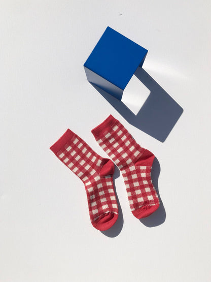 Gingham Socks
