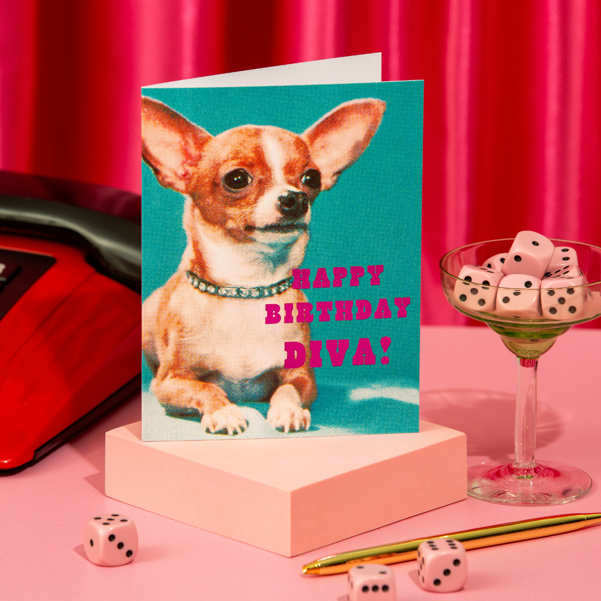 Birthday Diva Foil Birthday Card
