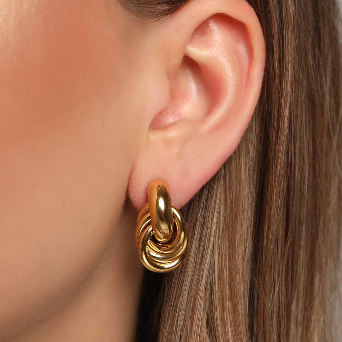 Loop Stud Earrings