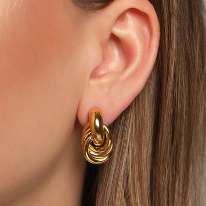 Loop Stud Earrings