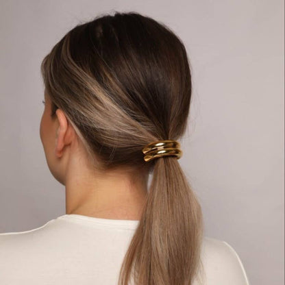 Gold Cuff Hair Tie