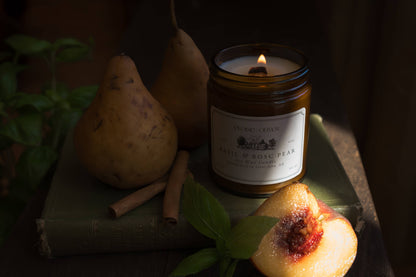 Basil and Bosc Pear Candle