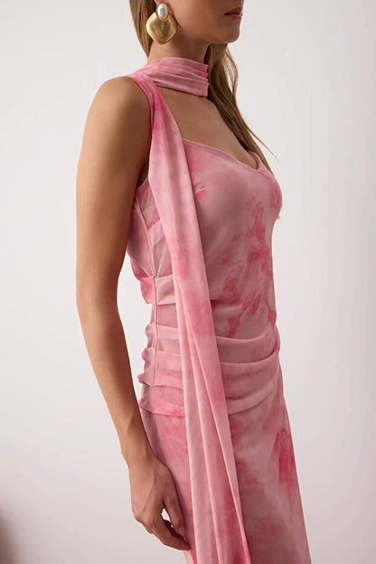 Alexandria Scarf Maxi Dress
