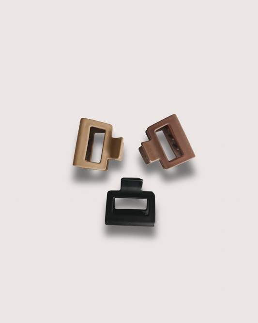 Neutral Mini Claw Clip