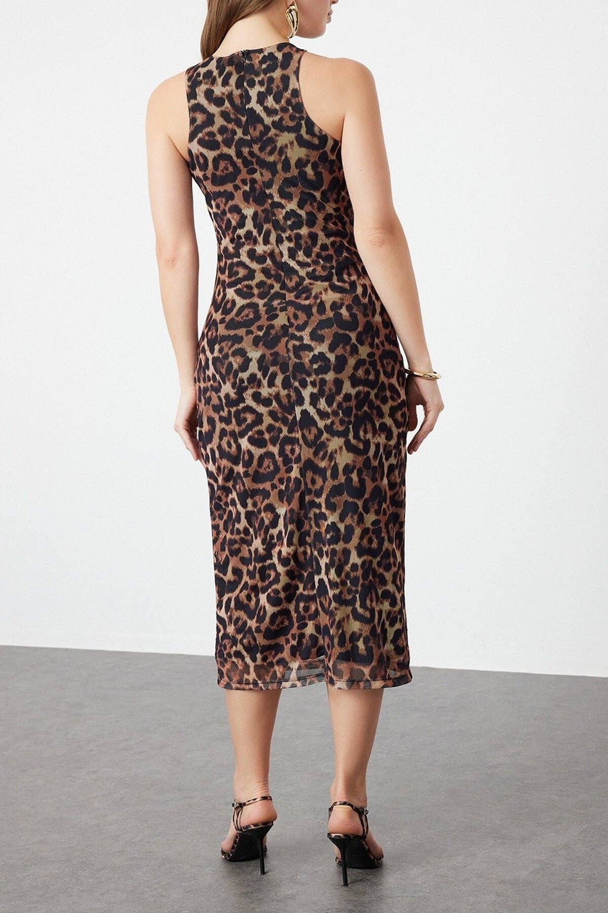 Leopard Midi Dress