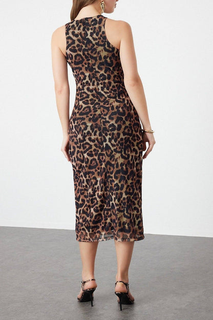 Leopard Midi Dress