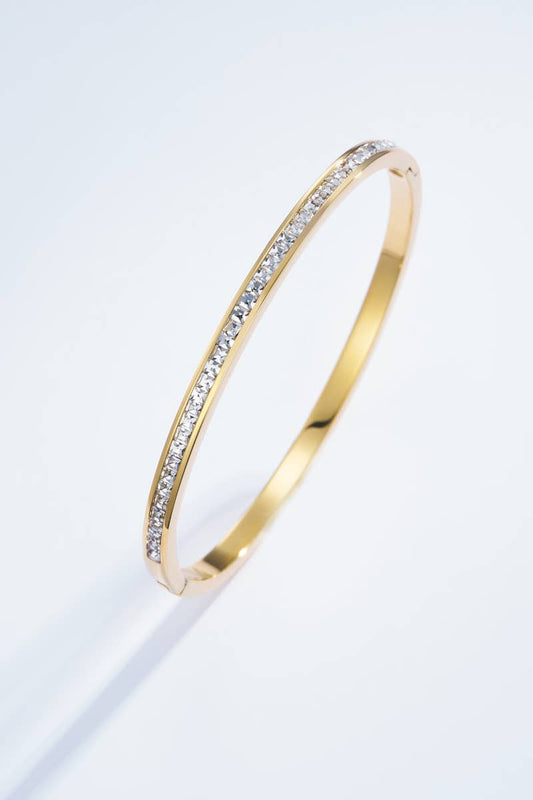 Rhinestone Bangle Bracelet