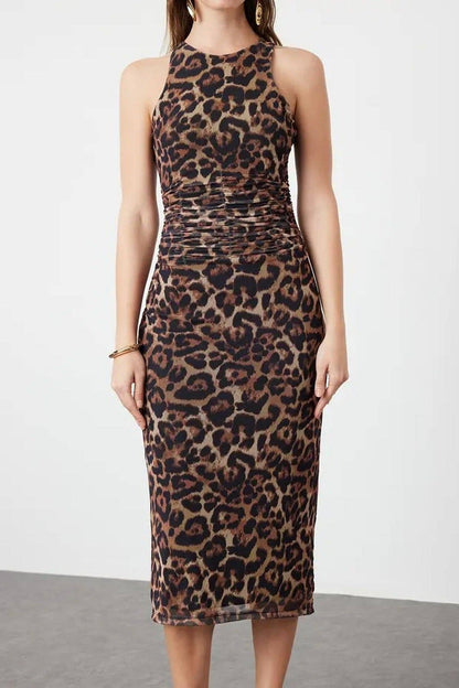 Leopard Midi Dress