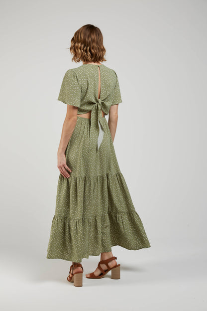 Melina Polka-Dot Maxi Dress