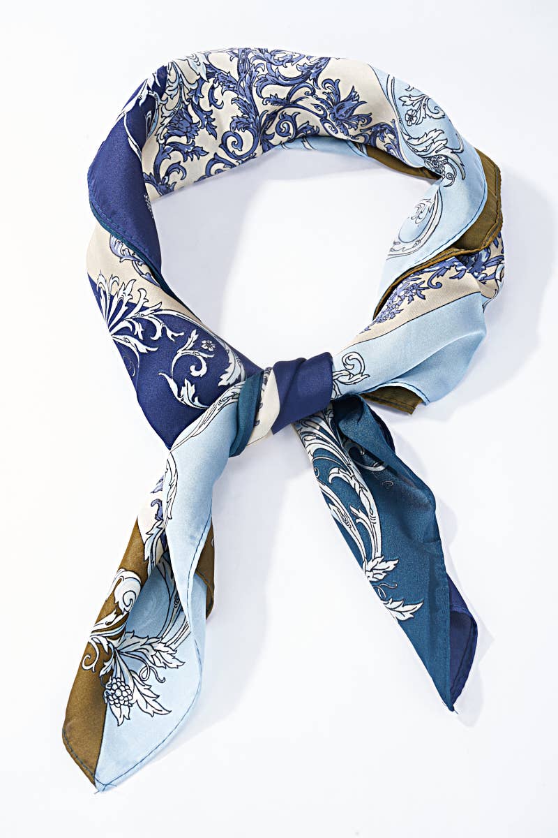 Blue Tile Scarf