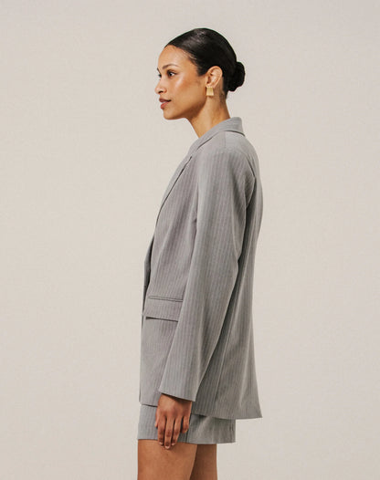 Pinstripe Blazer