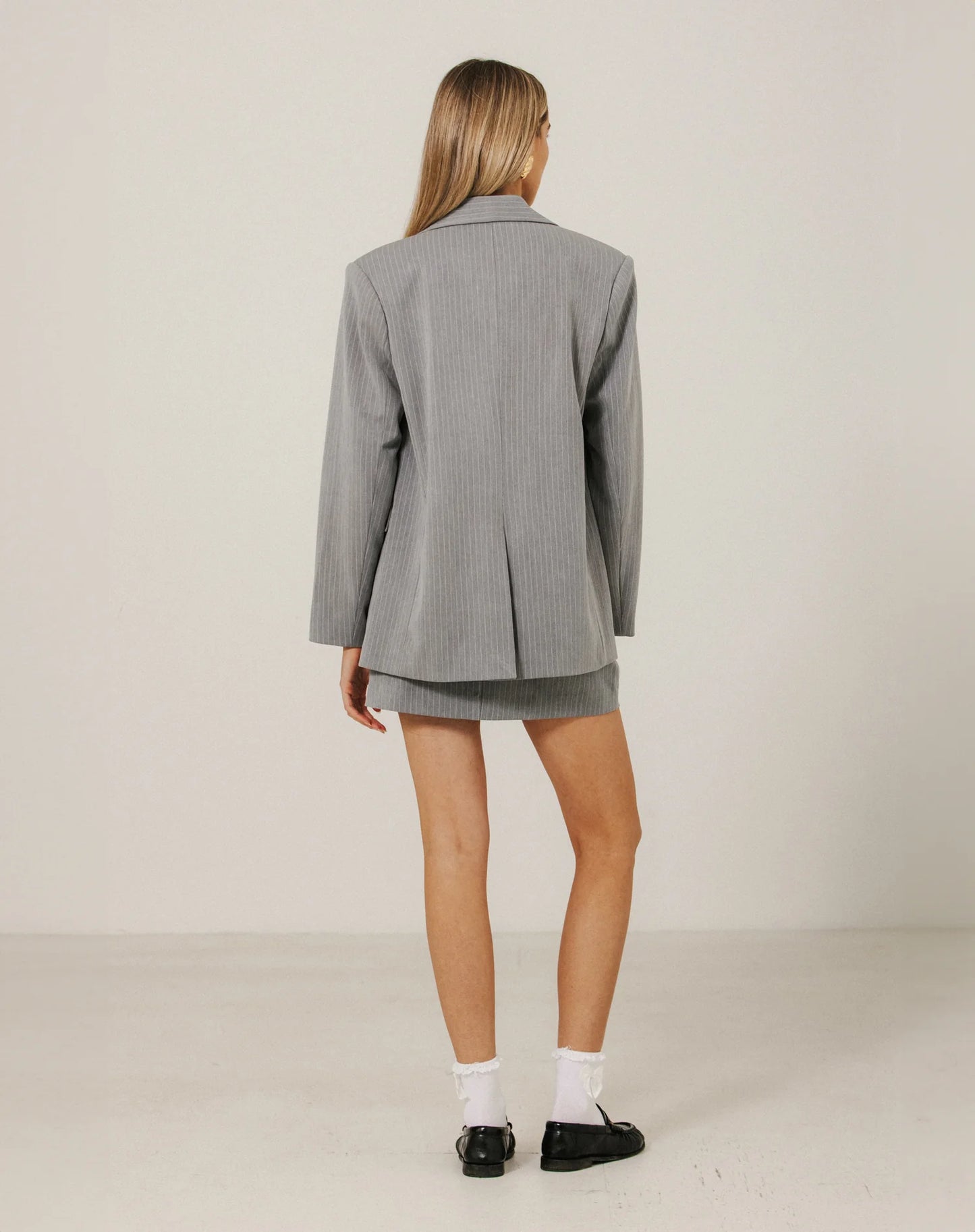 Pinstripe Blazer