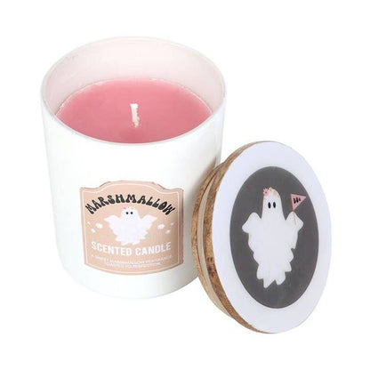 Ghost Toasted Marshmallow Halloween Candle