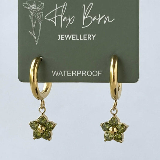 Flower Zirconia Huggies