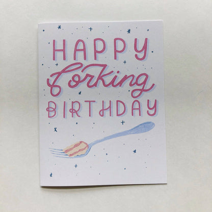 Happy Forking Birthday Card