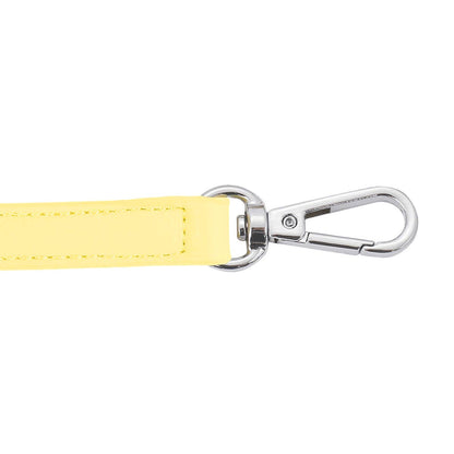 Erika Recycled Vegan Crossbody Bag in Lemonade Pebbled