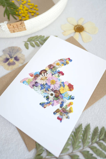Newfoundland Flower Map Greeting Card