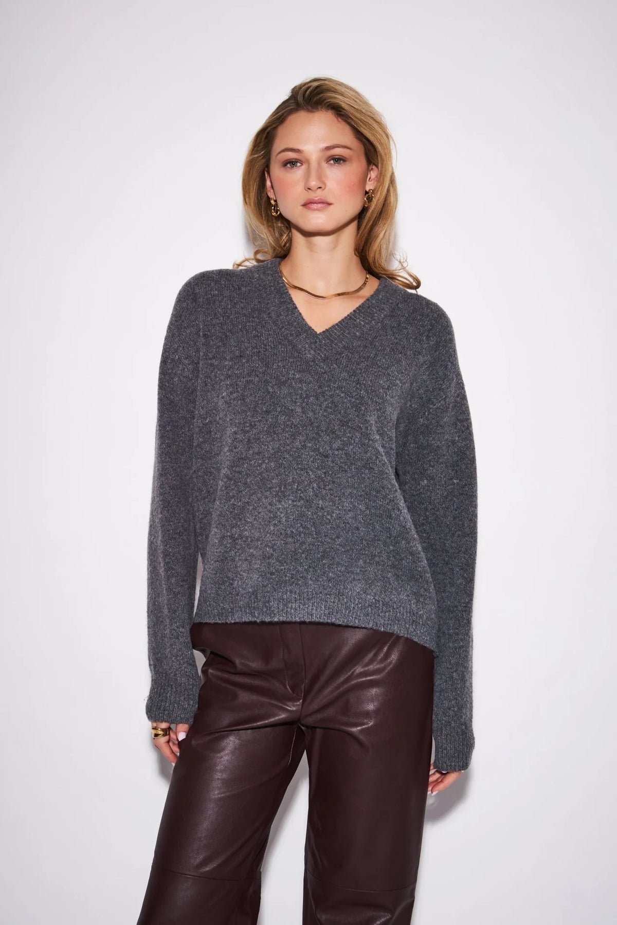 Charlie Sweater in Granite
