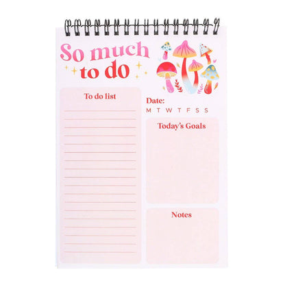 So Much To Do Groovy Mushroom List Pad