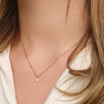 Stone Heart Necklace