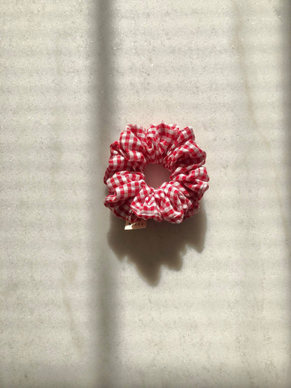 Gingham Scrunchies