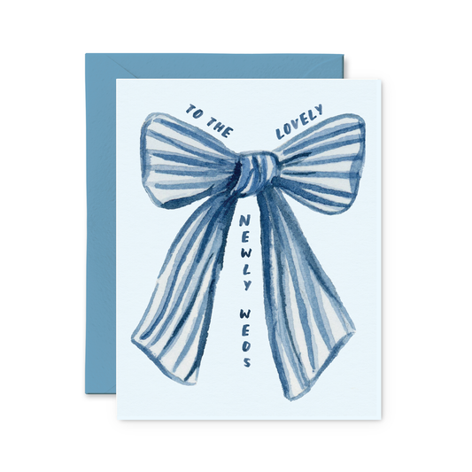 To The Lovely Newly Weds Card