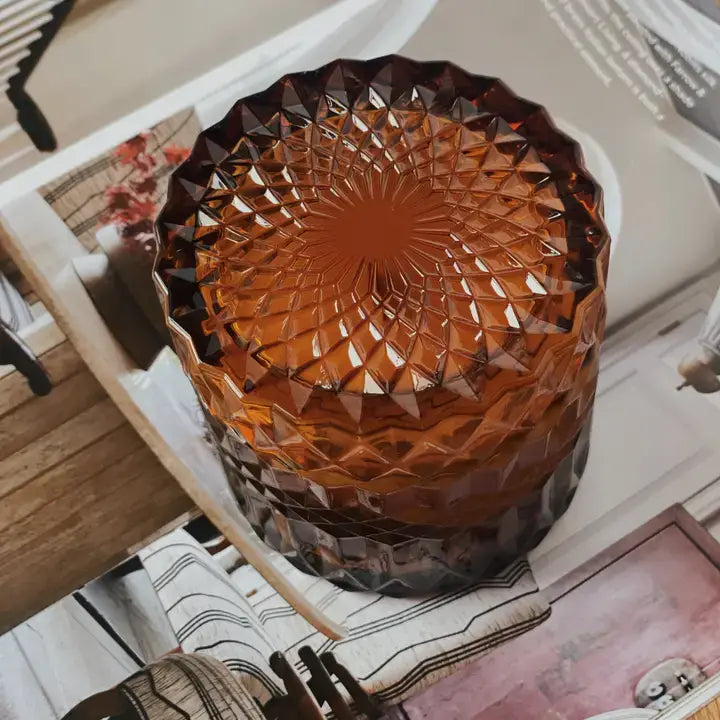 Warm Croissant Jewel Candle