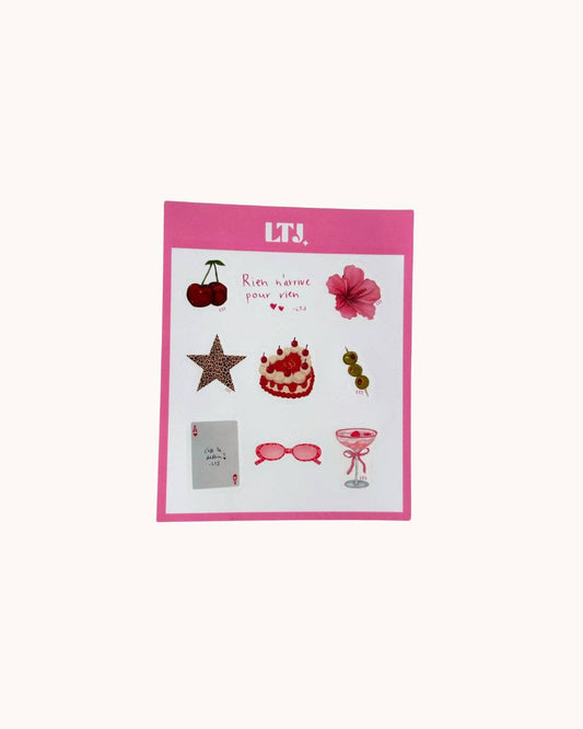 Girly Sticker Sheet