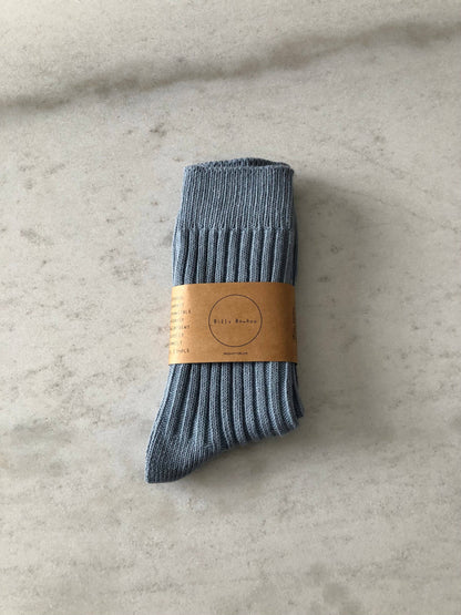 Ribbed Cotton Socks