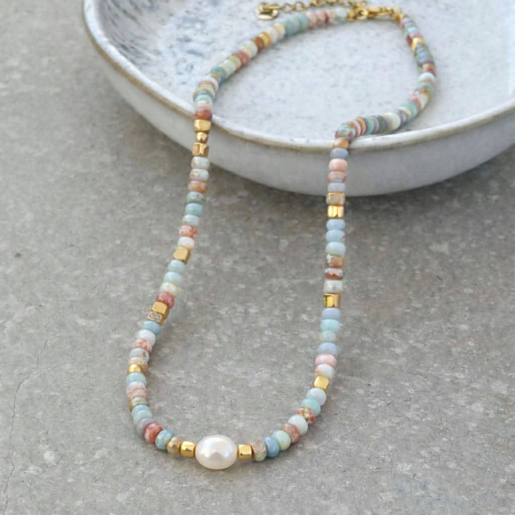 Sea Spray Beaded Necklace