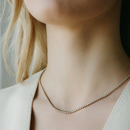 Dainty Tennis Necklace