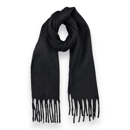 Fluffy Scarf in Black