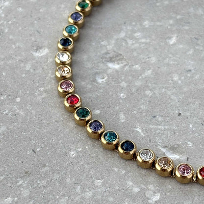 Multicolour Zirconia Bracelet