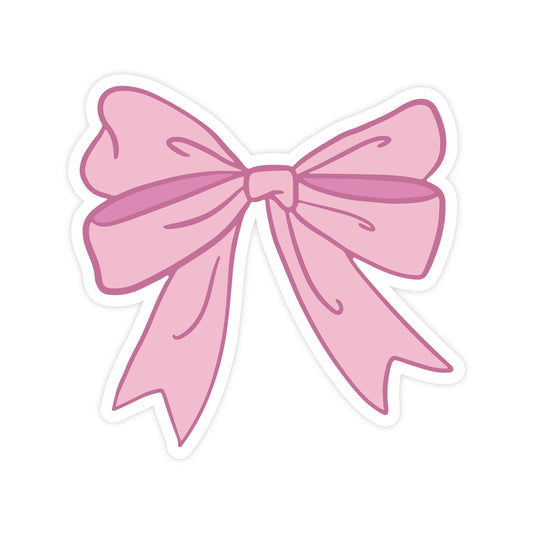 Pink Coquette Double Bow Sticker