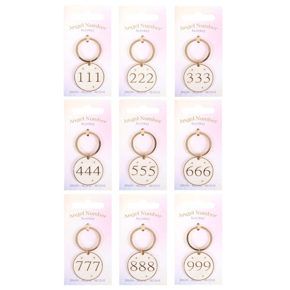Angel Number Keychain