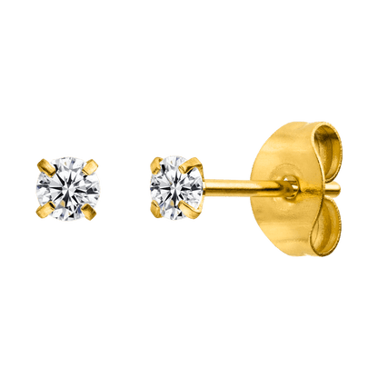 Bright Diamond Stud Earrings