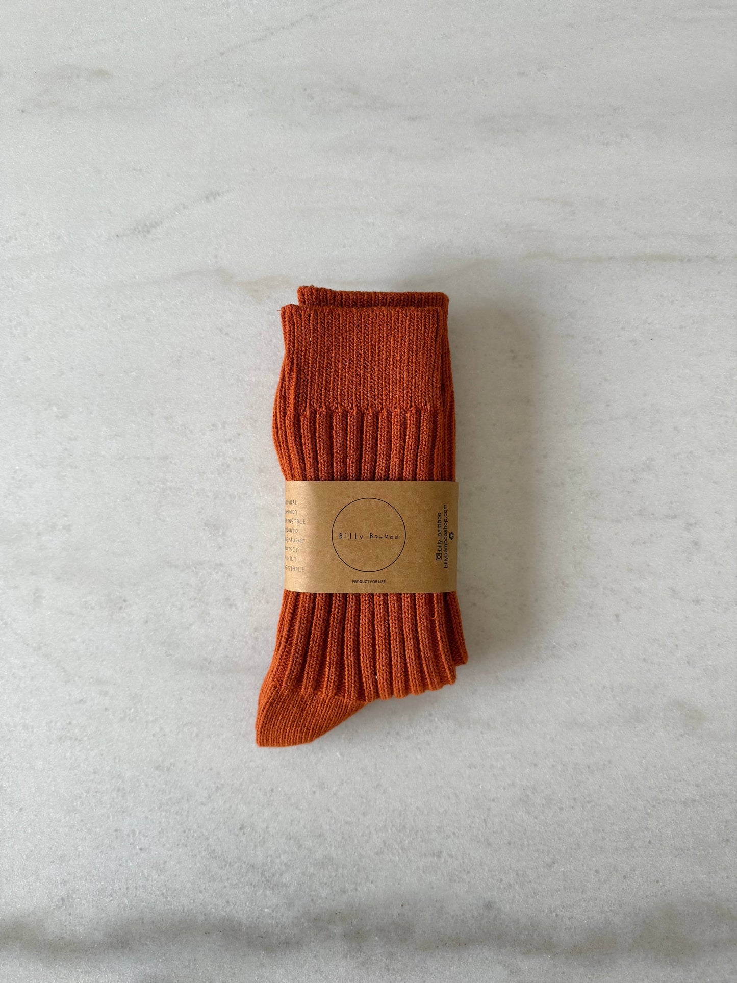 Ribbed Cotton Socks